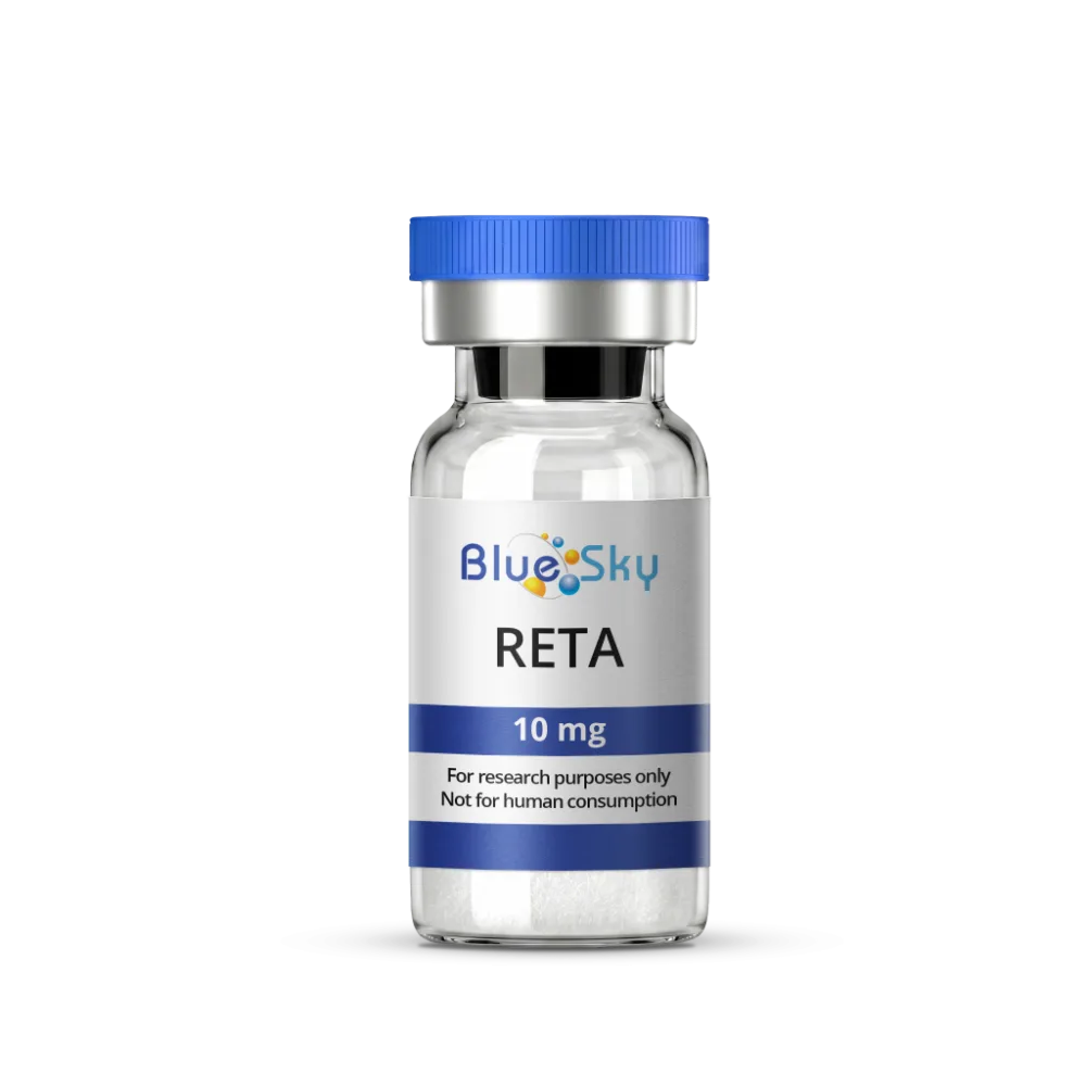 Retatrutide 10mg (Reta) 1 Retatrutide 10mg vial from Blue Sky Peptide