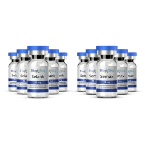 Selank and Semax bundle: 5 vials of Selank 10mg and 5 vials of Semax 10mg