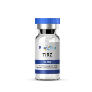 Tirzepatide 10mg vial from Blue Sky Peptide